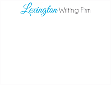 Tablet Screenshot of lexingtonwriting.com